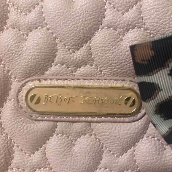 Betsey Johnson Quilted Heart Bowler Bag - Picture 2 of 8